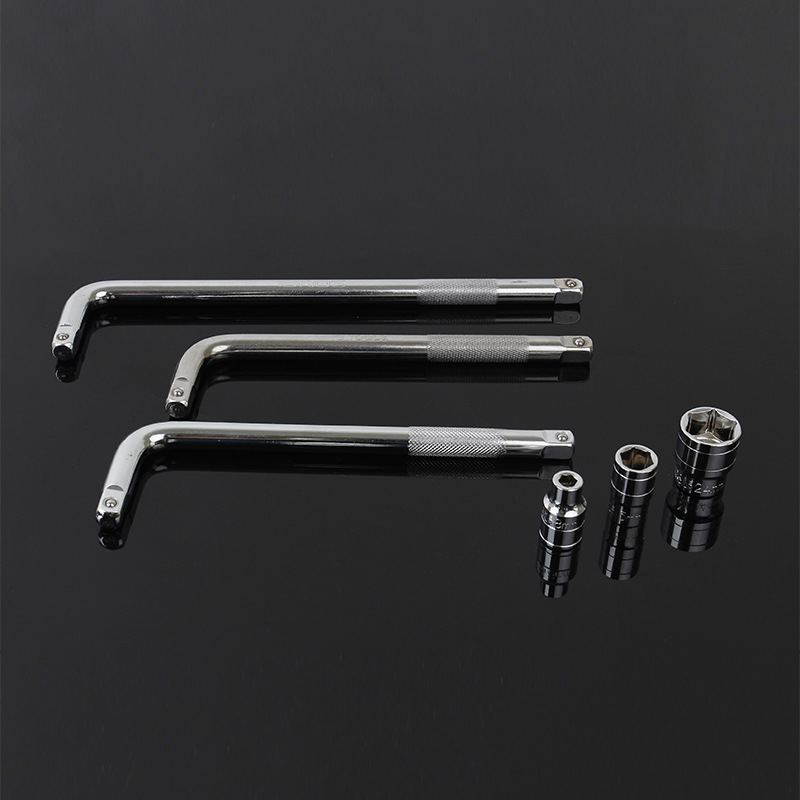 Manufacturer's Dafei elbow rod extension rod socket connection rod socket wrench accessory 1/2 socket wrench L-shaped handle details Picture