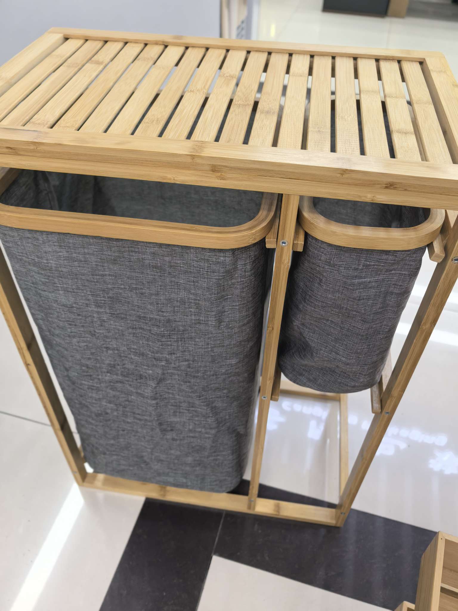 竹制脏衣服收纳筐