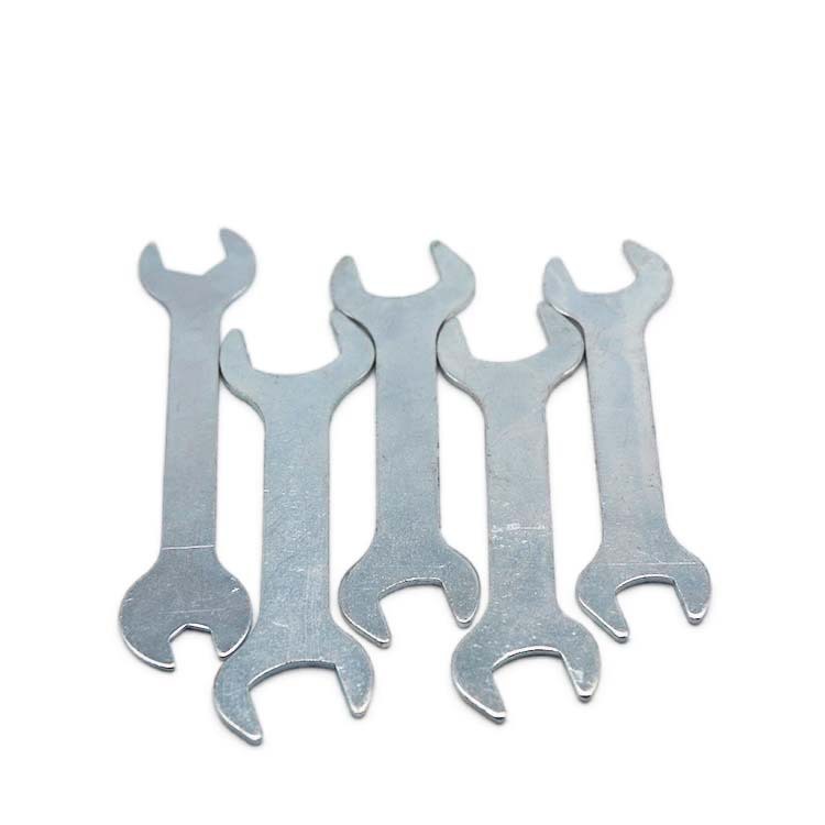 Wholesale of stamped open-end wrenches, thick iron sheet wrenches, double-ended open-end fixed wrenches and bicycle wrenches from the manufacturer full figure