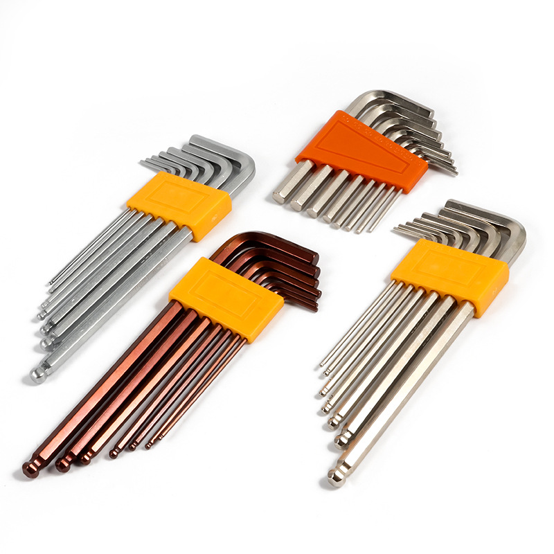 Wholesale of Weihao flat-head small wrenches and short hex socket wrenches, complete set of accessories, and matching hexagonal hexagonal wrenches Item Picture