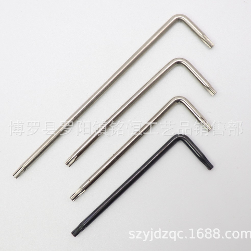 Extended T10 hole box wrench, L-shaped T10 box wrench, T10 hole box wrench, T10 wrench Item Picture