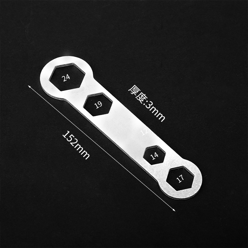 Multi-functional stamping open-end wrench, round and square welded cross screwdriver, stamping wrench manufacturer direct supply undefined