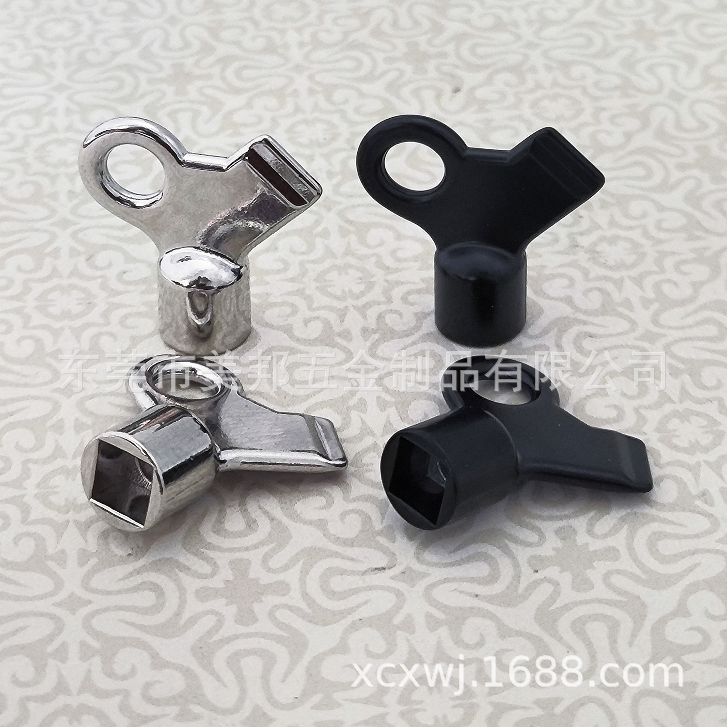 Dual-purpose metal small wrench for HVAC equipment air release valve, special key switch for radiator air release valve in European and American apartments details Picture