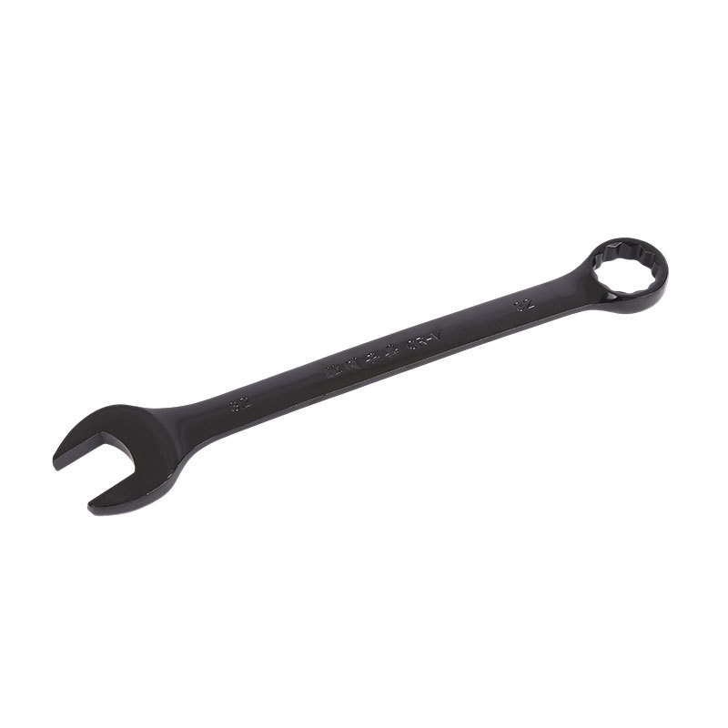 Wholesale black electrophoretic double-head dual-purpose wrench auto repair kit, manual open-end box wrench tool Item Picture