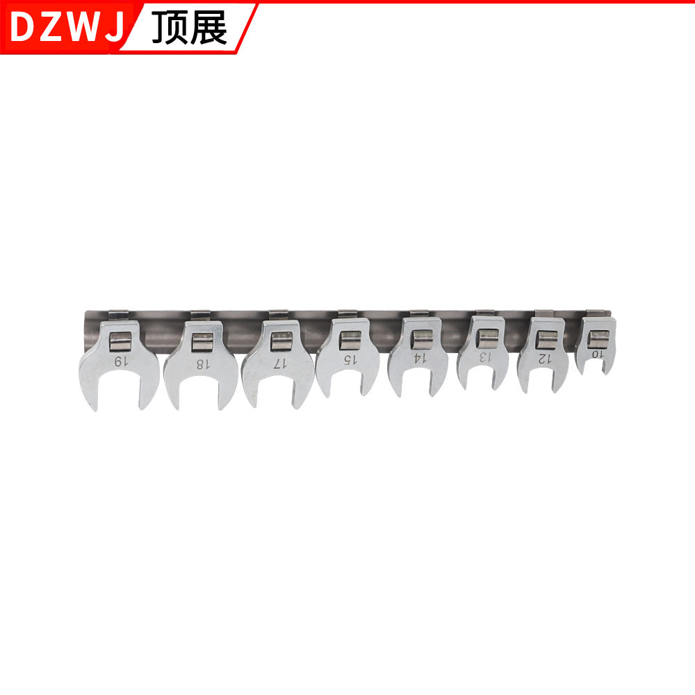 Interchangeable head 9-piece set, 11-piece set, adjustable opening horn wrench set, disassembly magic tool for repair factory Item Picture