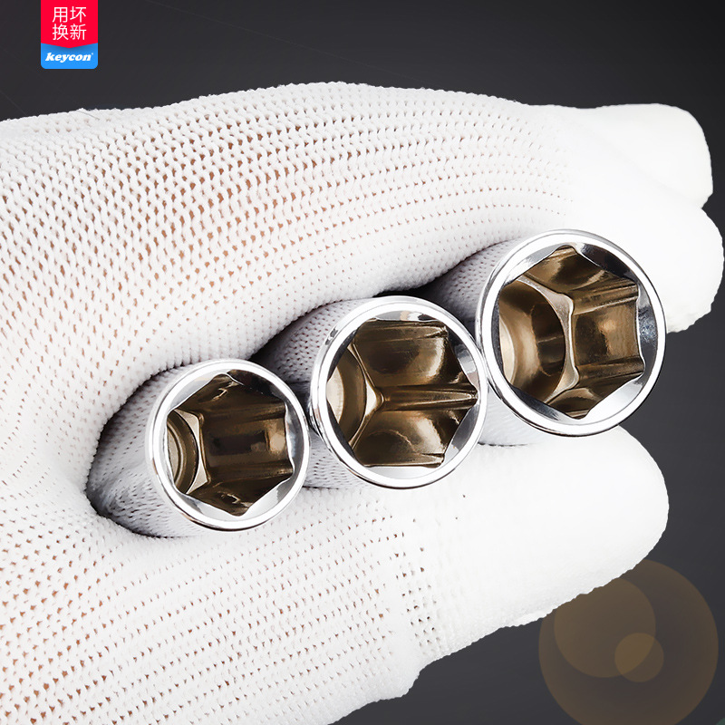 keycon Jinkai 1/4 interface 6-corner extended sleeve small fly long socket, metric 4-14mm Application Scenario
