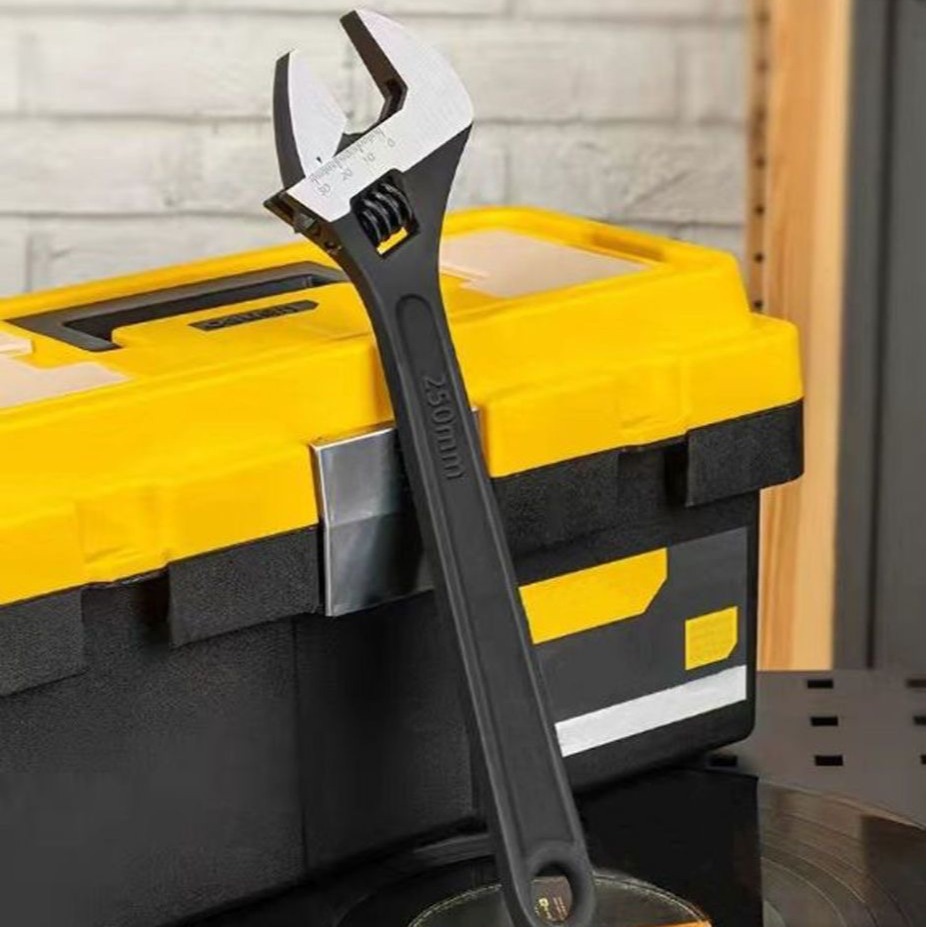 The hardware manufacturer supplies adjustable wrenches with sleeves, electrophoretic black wrenches, adjustable wrenches, wrenches and neutral wrenches Specification drawing