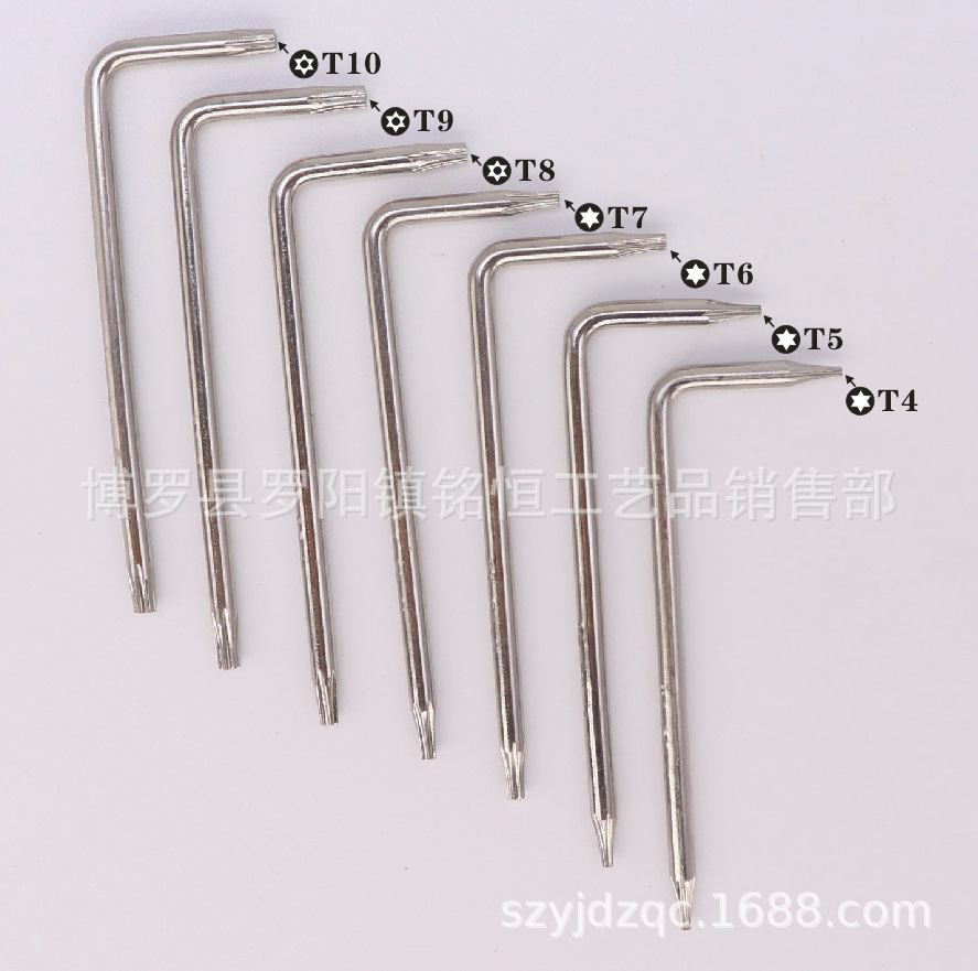 No hole clubs T3T4T5T6T7T8T9T10T15T20T25T30 hardened double L wrench with a screwdriver Application Scenario