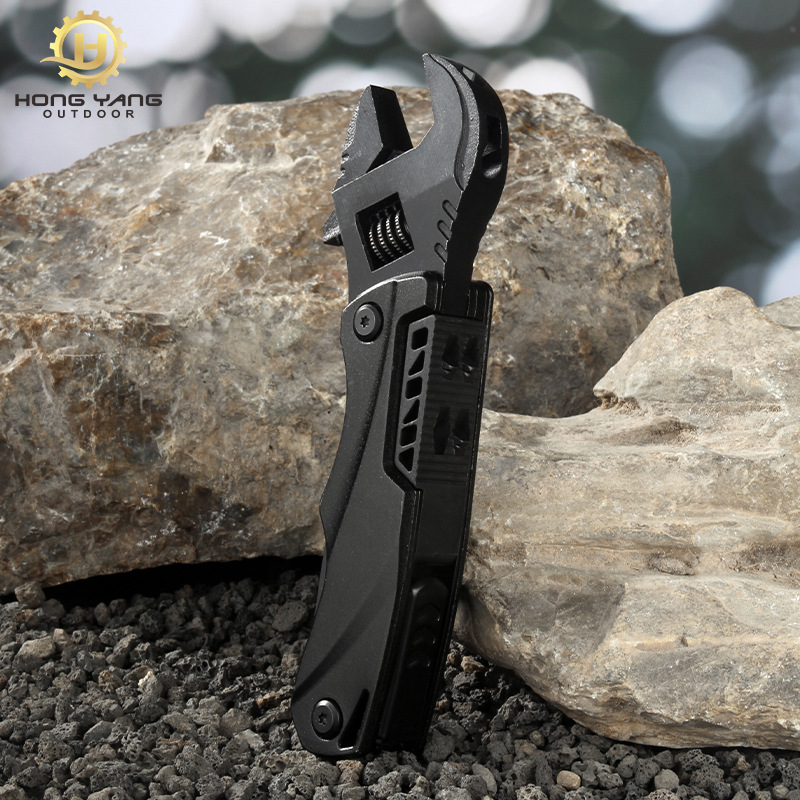 Wholesale of outdoor camping multi-functional wrenches, pliers, adjustable wrenches, folding knives, saws, EDC wrenches and combination tools Specification drawing
