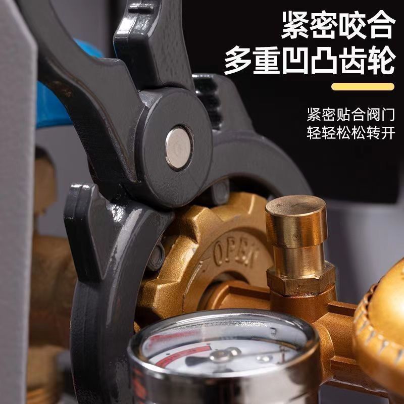 Dual-purpose pressure reducing valve wrench, disassembly pliers, tightening and loosening tools, multi-functional gas valve, three-in-one plastic wrench Application Scenario