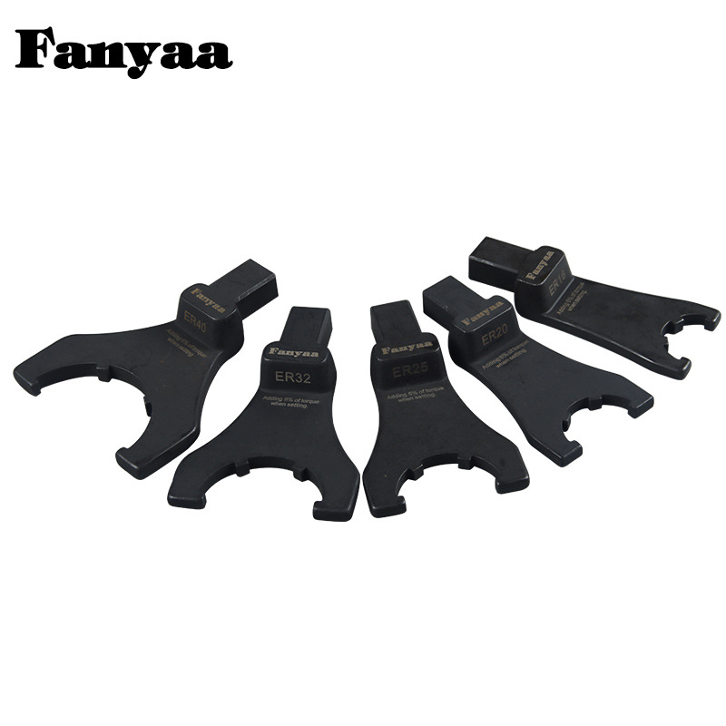 Taiwan Fanyaa torque wrench exchange head 14*18 interface interchangeable head wrench head tool bearing ER wrench Item Picture