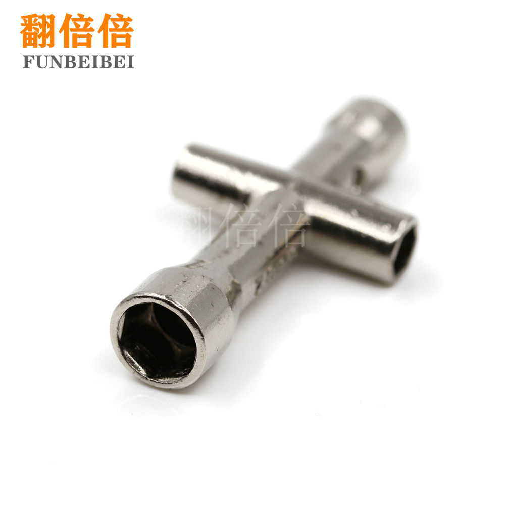 Mini cross socket wrench socket M2/M2.5/M3/M4 nut tool, specially designed for robots Specification drawing