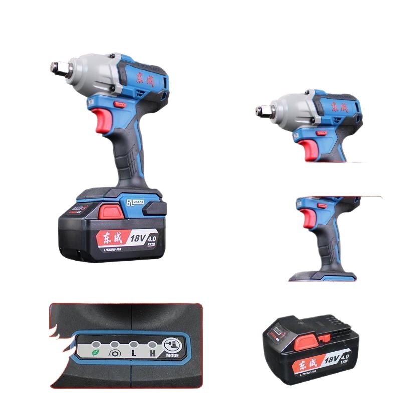Dongcheng has launched a new product: DCPB02-18S(E type) rechargeable brushless impact wrench, a lithium battery brushless wrench Item Picture