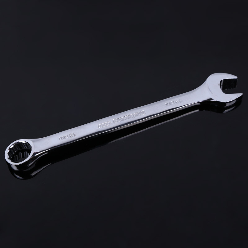 Wholesale Dichuang mirror surface dual-purpose wrenches, multi-specification open-end dual-purpose wrenches, hardware tools, Daimei manual wrenches Specification drawing