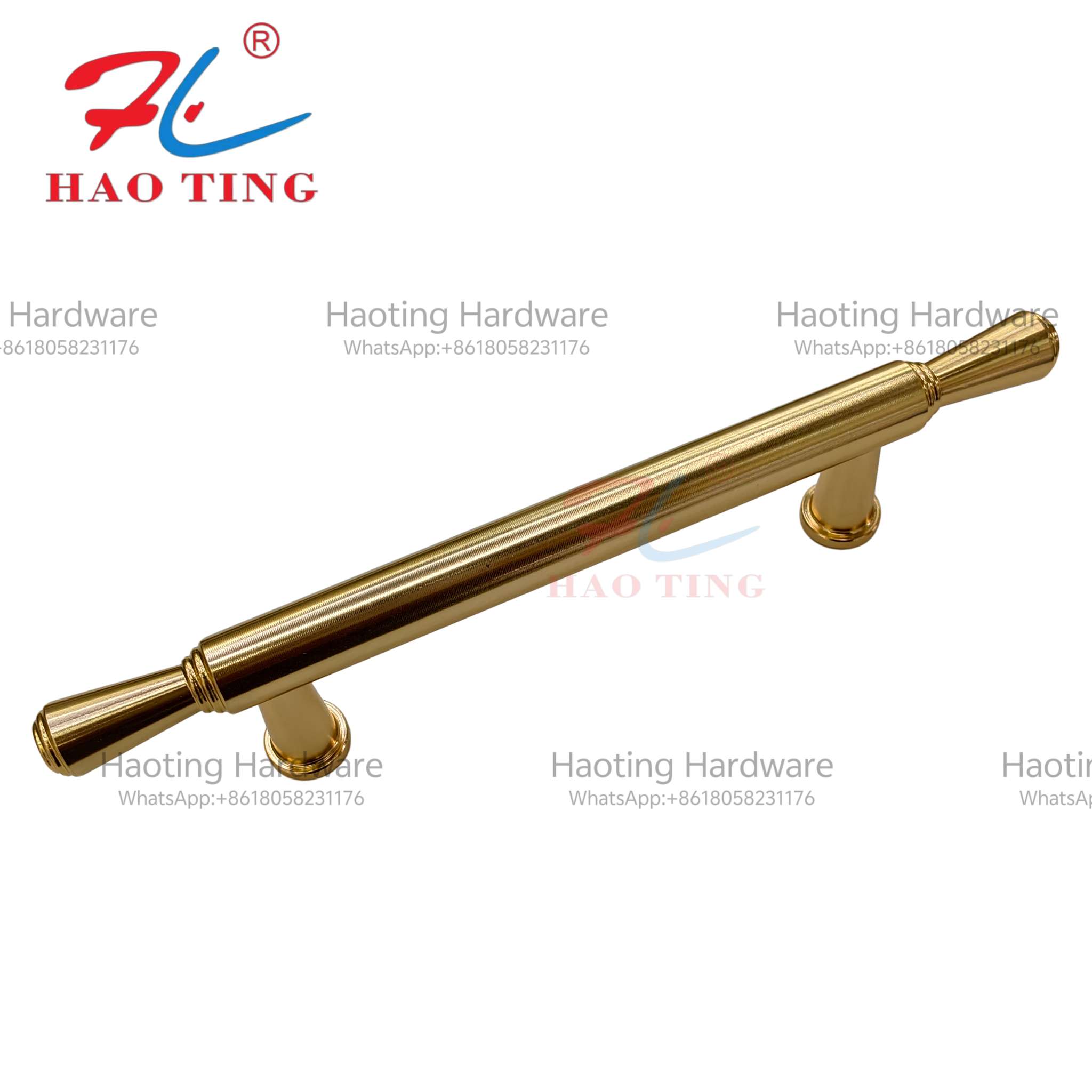 Aluminum handle furniture, light luxury and simple French gold handle, wardrobe cabinet, aluminum alloy door handle, door handle, aluminum handle hardware accessories Specification drawing