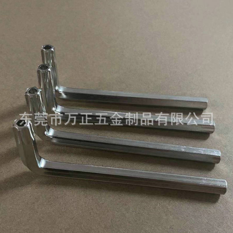 Manufacturer's in-stock T40 Allen wrench, anti-theft box wrench, manual tool, L-shaped box cross-head screwdriver Specification drawing