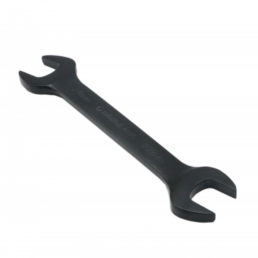 Cross-border wholesale of Nike electrophoretic open-end wrenches, black industrial fork wrenches, auto repair tools Item Picture