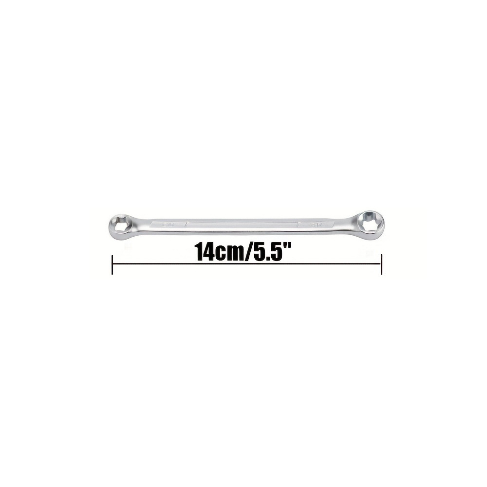 Direct purchase of sandblasting E-type wrench double-head hexagonal plum blossom type auto repair tool set from the manufacturer undefined