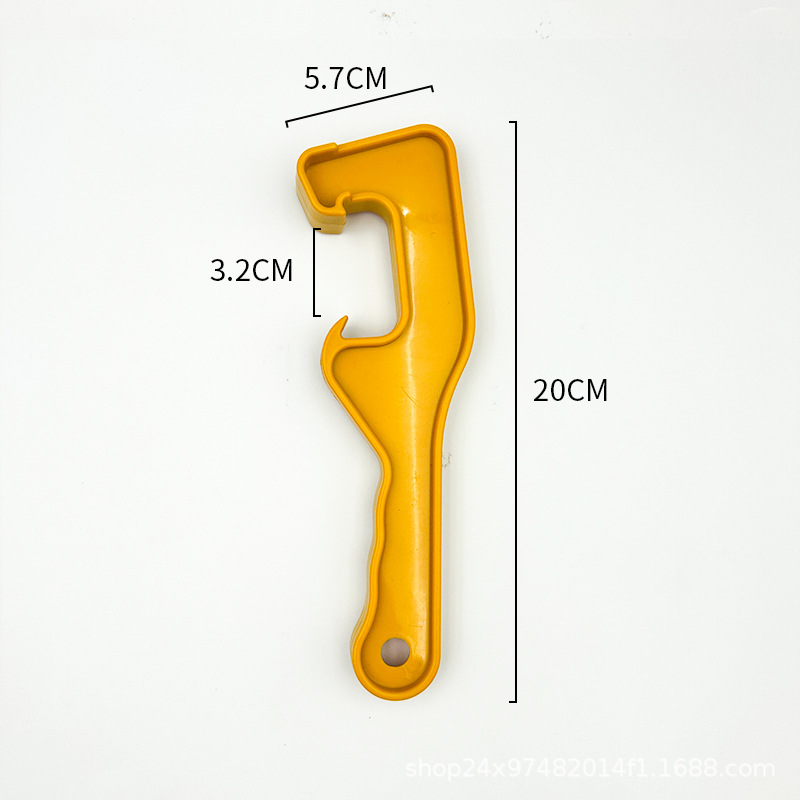A magic tool for opening bucket LIDS: Plastic and oil drum lid opener, manual bucket opening and lid lifting device, engine oil plastic bucket opener, effortless undefined