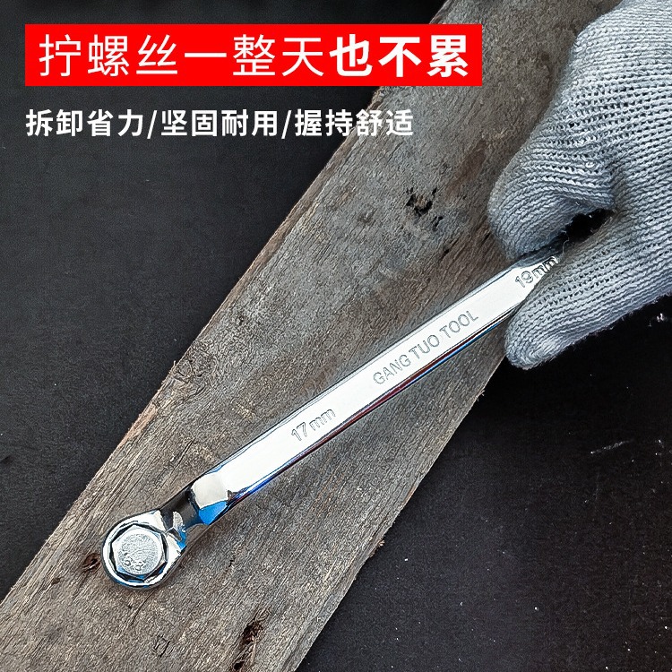 Factory wholesale mirror double-ended box wrenches, eyeglass boards, mobile phone repair and maintenance double-ended box wrenches are widely used Application Scenario