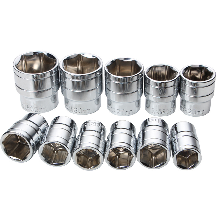 1/2-inch large flying short socket wrench head 8/10/14/17mm external hexagon small socket 12.5mm tool Item Picture