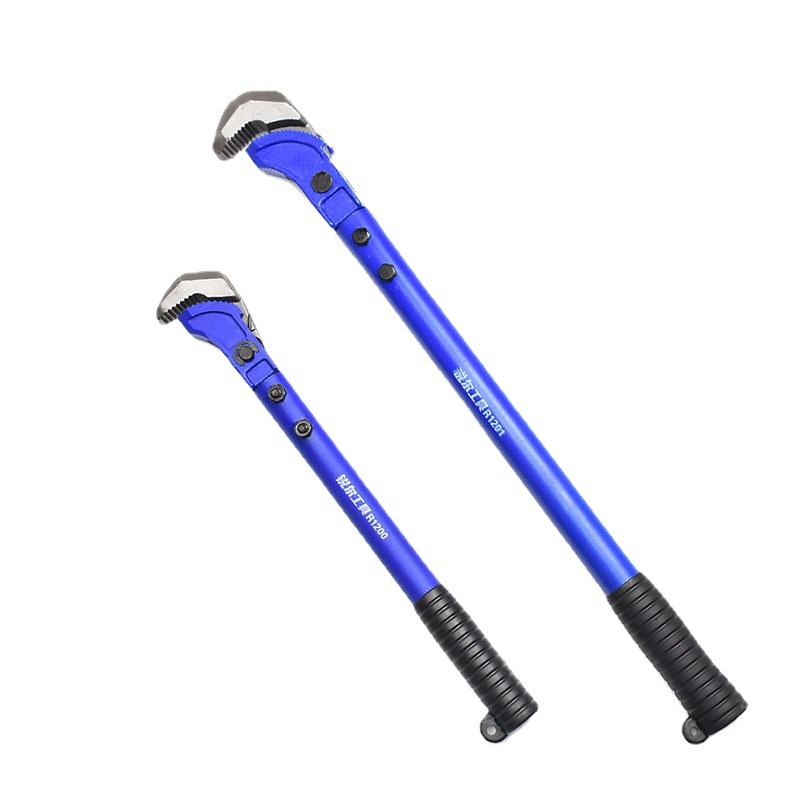 Rui 'er Hardware Quick pipe wrench, Steel bar wrench, pipe wrench, multi-functional water pipe wrench, straight thread socket wrench Item Picture
