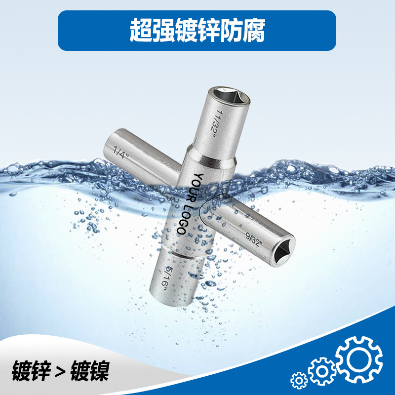 4 Ways Sillcock Wrench Cross-border Amazon, wish Cross Faucet wrench AMAZO Application Scenario