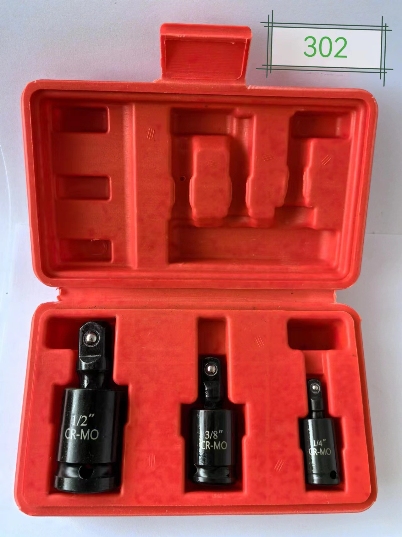 Pneumatic 6-piece heavy-duty adapter set, wind cannon large, medium, large, 3/4 small, sleeve, square and conversion head undefined
