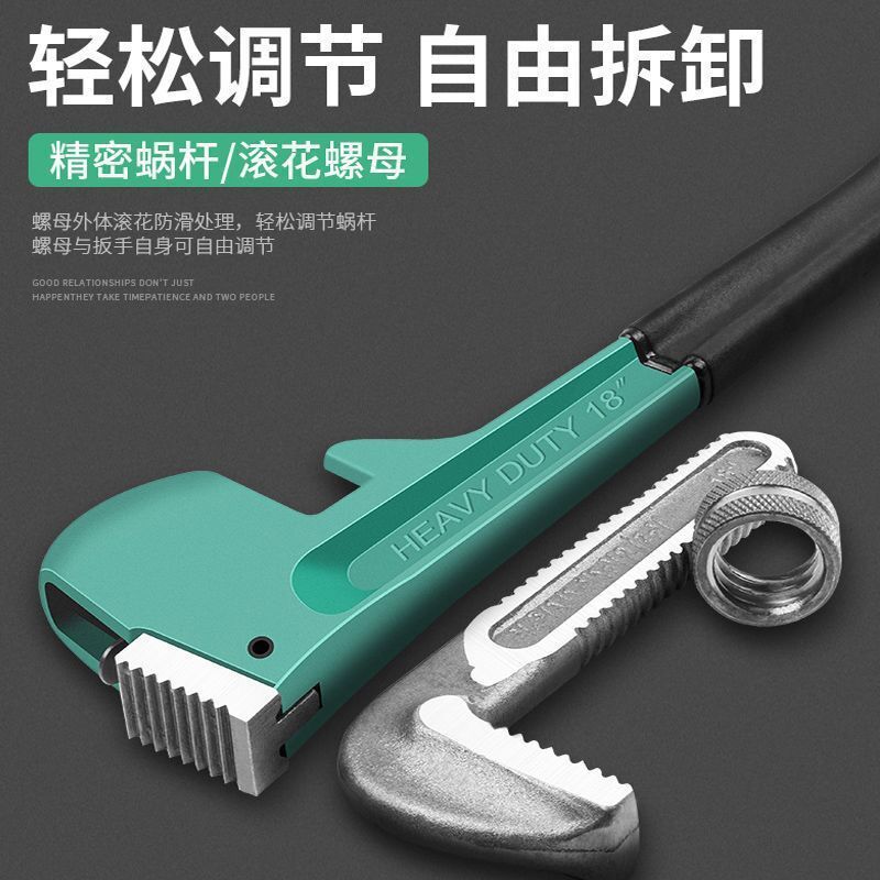 American heavy-duty pipe pliers, household water pipe pliers, wrenches, pump pliers, round pipe pliers, installation pliers, plumbing tools Specification drawing