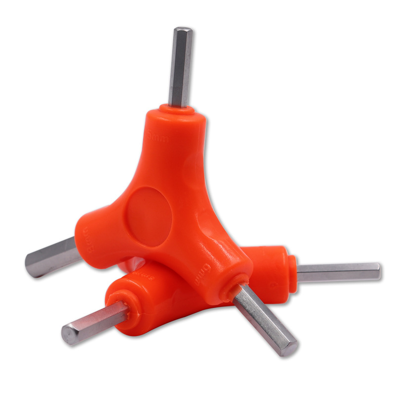 Three-fork Allen wrench automatic hand wrench multi-purpose set Y-shaped combination hexagonal bicycle repair Item Picture