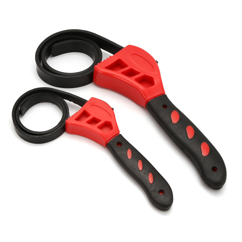 6-inch multi-functional belt wrench, 8-inch solar tube wrench, bottle opener, auto repair filter dual-purpose wrench Specification drawing