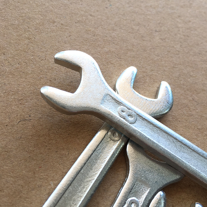Factory direct sales of 8mm-10mm small stamping open-end wrenches, stamping small wrenches details Picture