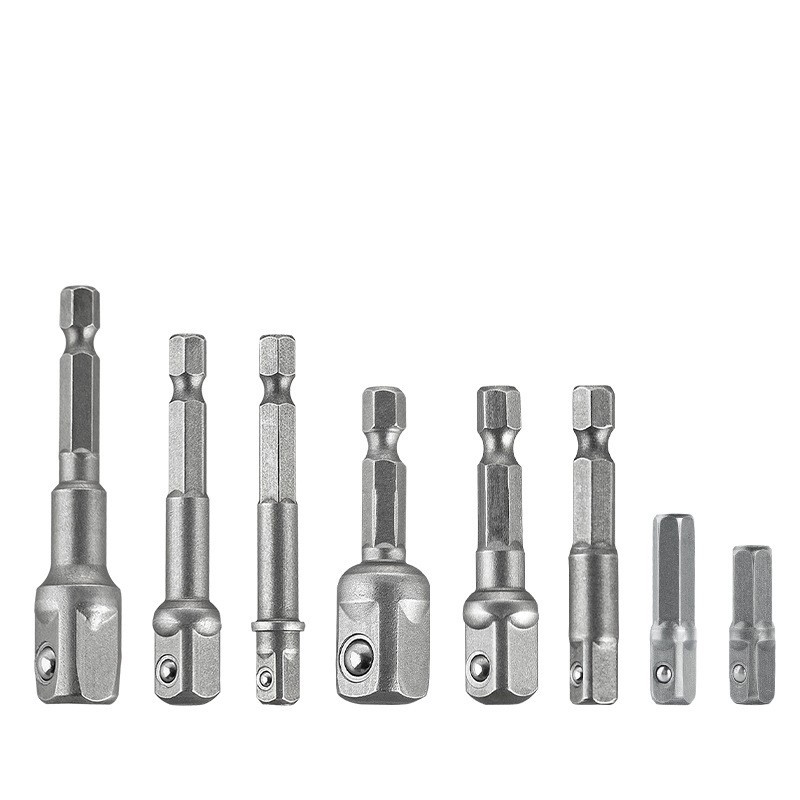 Hexagonal handle socket connection rod/adapter head steel ball socket adapter wrench set of 3 pieces undefined