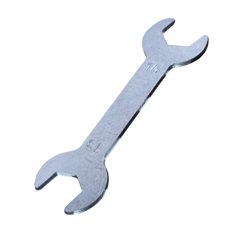 Open-end wrench, manual dual-purpose iron sheet hardware tool, simple disposable open-end torque stamping wrench Item Picture
