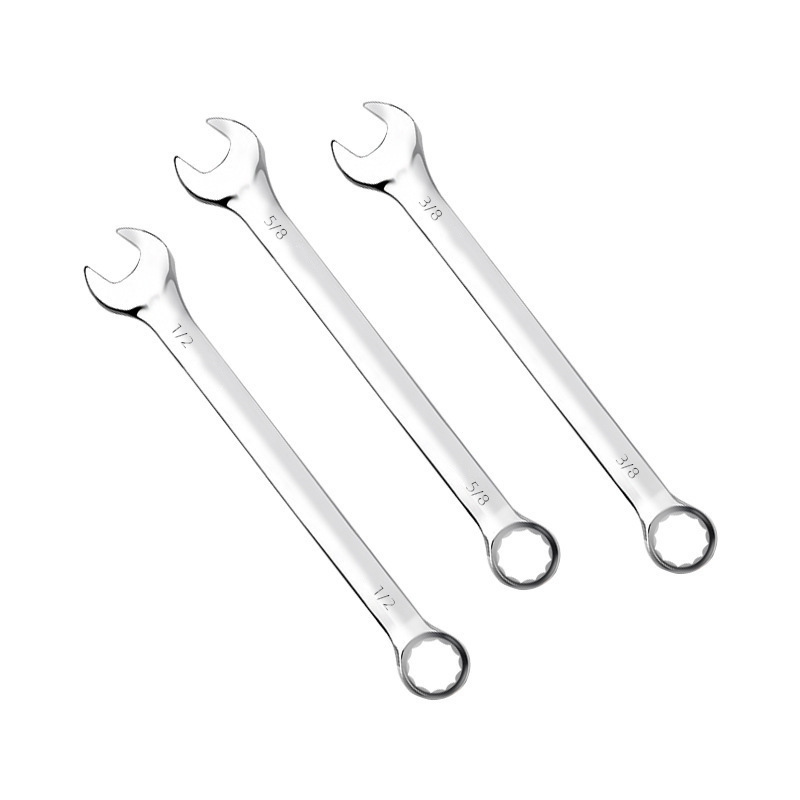 Wholesale British standard dual-purpose wrenches, double-head fixed wrenches with plum blossom openings, British standard tools, dual-purpose fixed wrenches with plum blossom openings Item Picture