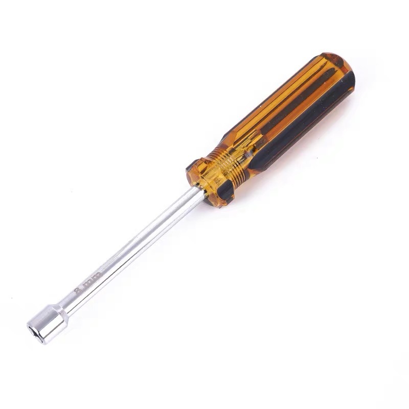Discounted wholesale of socket screwdrivers, manual color bar handle hexagonal screwdrivers Specification drawing