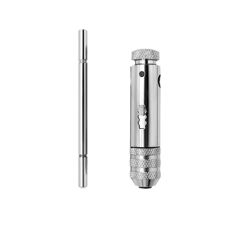 Wholesale M3-M8 adjustable ratchet wrench, tap wrench, forward and reverse wrench, manual tapping accessories Item Picture