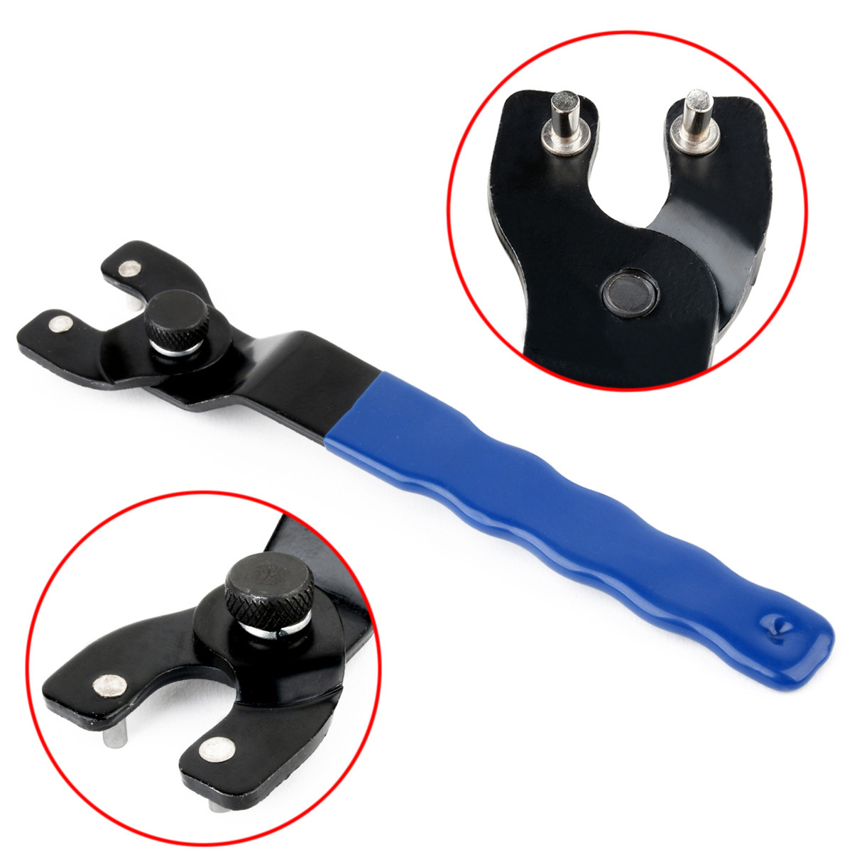 100 Angle grinding machine wrench, multi-purpose adjustable dual-purpose Angle grinding machine wrench key, power tool accessories details Picture