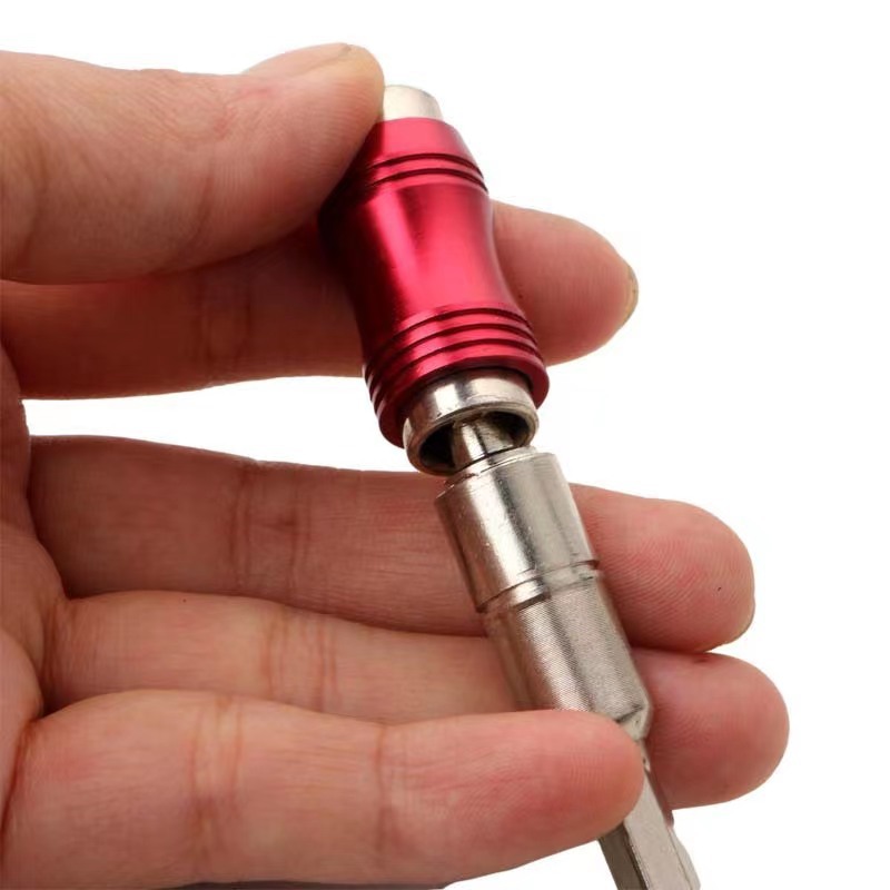 Hexagonal handle magnetic quick-release screwdriver head, multi-angle extension rod, reversing connection rod, electric drill, extended connection rod, universal joint Application Scenario