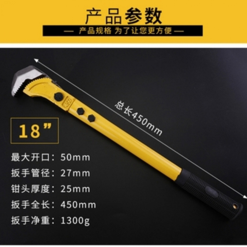 Steel bar wrench, threaded wire, manual quick pipe fitter, universal Application Scenario