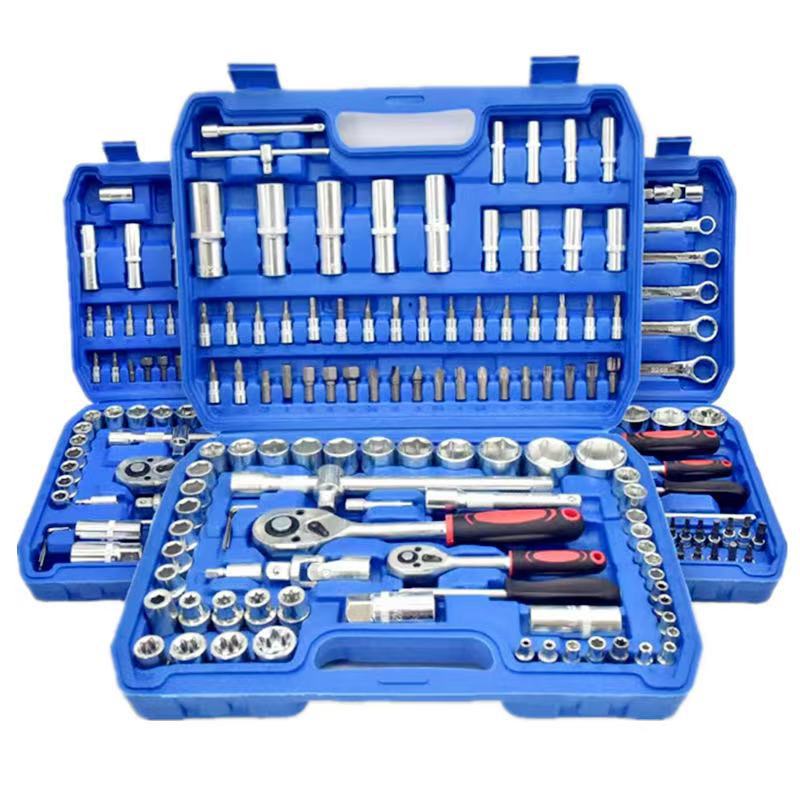 Original manufacturer's 108-piece auto repair tool set, socket wrench, 94-piece auto repair tool box, ratchet Item Picture