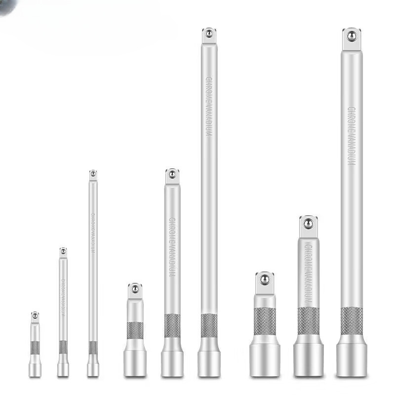 Electric wrench connection rod 1/4 small fly 3/8 medium fly 1/2 inch large fly socket short connection rod extension rod lengthened details Picture