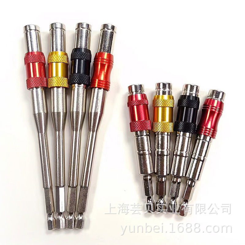 1/4" multi-angle directional extension rod magnetic electric screwdriver, hexagonal handle, 6.35mm screwdriver quick-release Application Scenario
