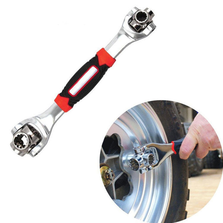 Factory direct supply of eight-in-one wrenches, multi-functional wrenches, rotary dog head wrenches, and 48-in-one wrenches full figure