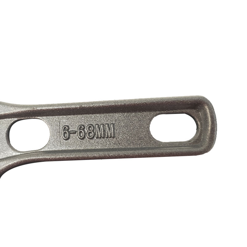Wholesale aluminum alloy short-handled light large-opening bathroom wrenches, adjustable wrenches, plumbing and sewer pipe maintenance workers Item Picture