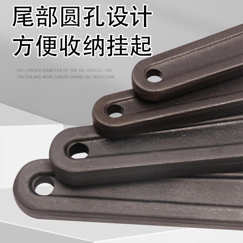 Wholesale of forged crescent wrenches, hook wrenches, hook head wrenches and hardware manual tools details Picture