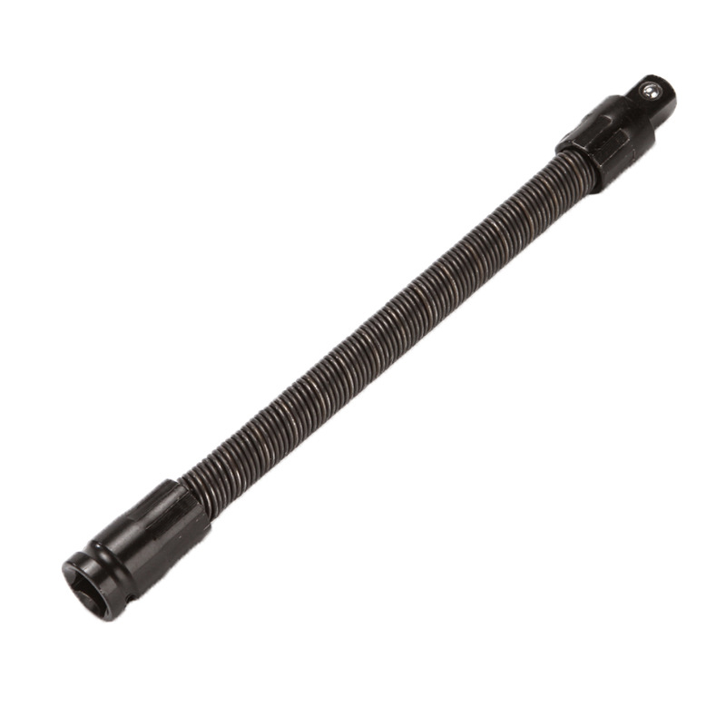Electric wrench flexible connection rod 1/2 large flying sleeve flexible connection rod, auto repair spring extension and lengthening welded head connection rod Item Picture