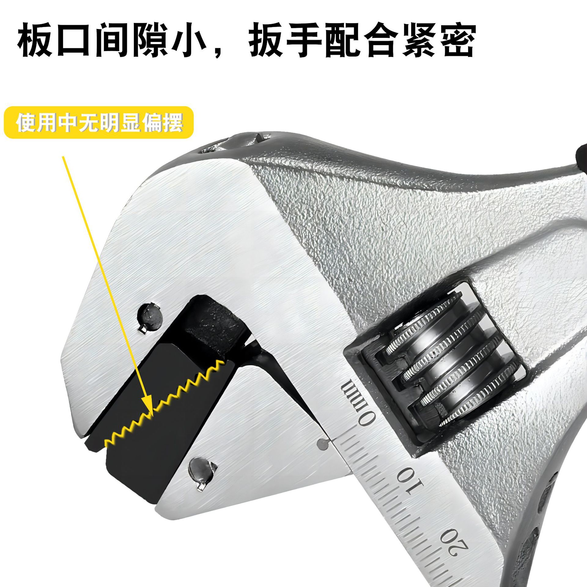 The ratchet adjustable wrench, a multi-functional large-opening bathroom wrench with a labor-saving handle, is a cross-border best-selling portable device Application Scenario