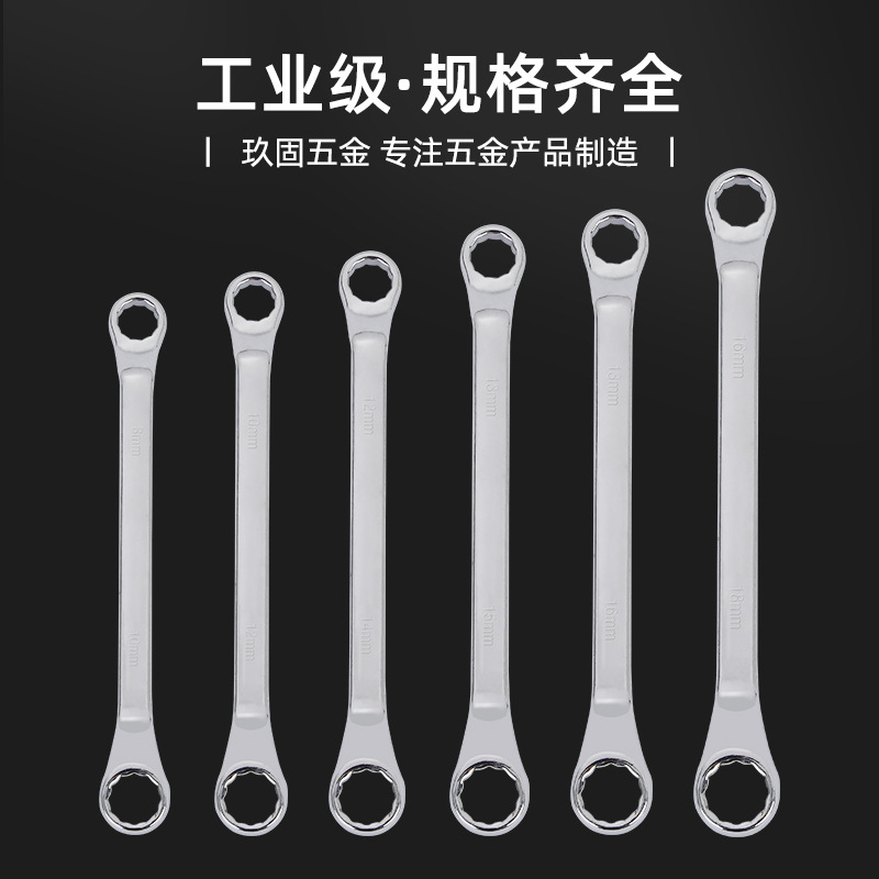 Double-ended box wrench, auto repair tool, manual mirror lens wrench, multi-functional box wrench details Picture
