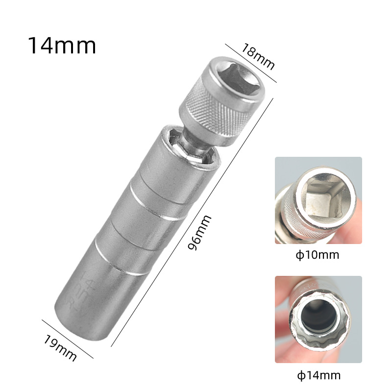 Yunbei Spark plug socket wrench with magnetic attraction, 14mm, 16mm, automotive repair spark plug disassembly tool Application Scenario
